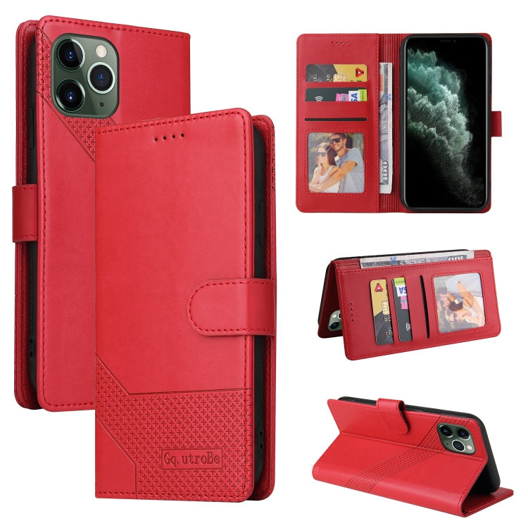 GQUTROBE Skin Feel Magnetic Leather Phone Case, For iPhone 11 Pro, For iPhone 11, For iPhone XR, For iPhone XS Max
