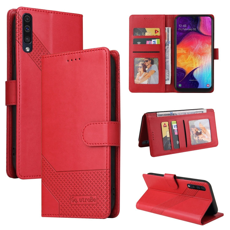GQUTROBE Skin Feel Magnetic Leather Phone Case, For Samsung Galaxy A50, For Samsung Galaxy A51 4G, For Samsung Galaxy A51 5G, For Samsung Galaxy A52 5G / 4G
