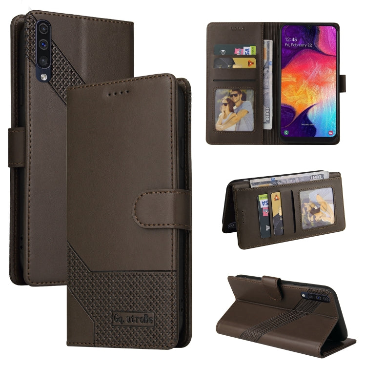 GQUTROBE Skin Feel Magnetic Leather Phone Case, For Samsung Galaxy A50, For Samsung Galaxy A51 4G, For Samsung Galaxy A51 5G, For Samsung Galaxy A52 5G / 4G
