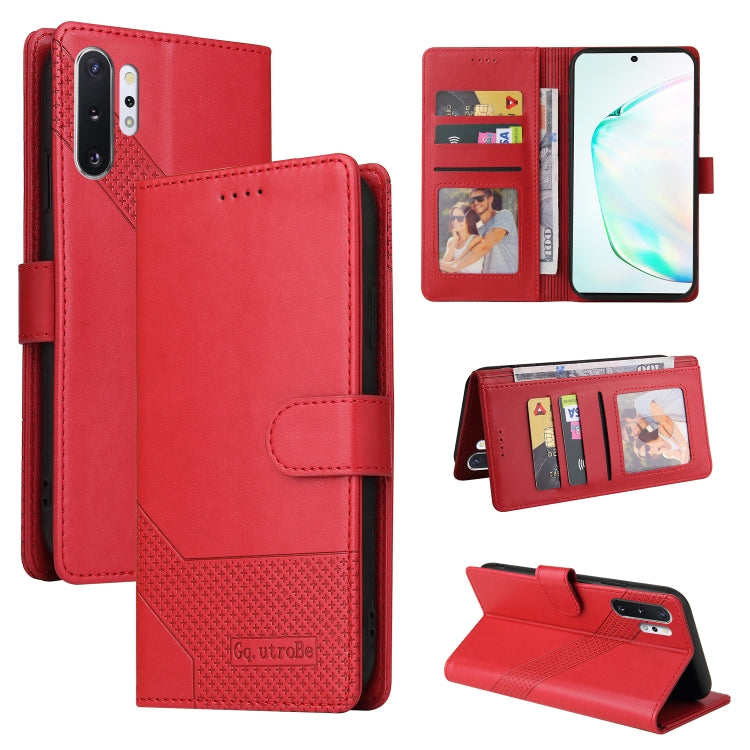 GQUTROBE Skin Feel Magnetic Leather Phone Case, For Samsung Galaxy Note10+, For Samsung Galaxy Note20, For Samsung Galaxy Note20 Ultra, For Samsung Galaxy S8