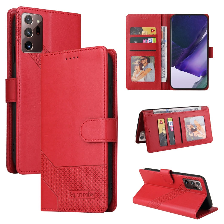 GQUTROBE Skin Feel Magnetic Leather Phone Case, For Samsung Galaxy Note10+, For Samsung Galaxy Note20, For Samsung Galaxy Note20 Ultra, For Samsung Galaxy S8