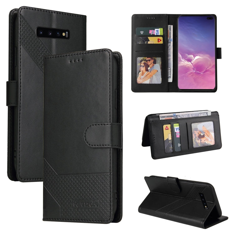 GQUTROBE Skin Feel Magnetic Leather Phone Case, For Samsung Galaxy S10+, For Samsung Galaxy S20, For Samsung Galaxy S20+, For Samsung Galaxy S20 Ultra