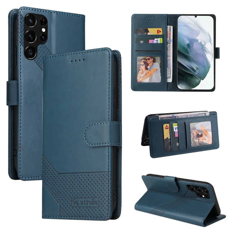 GQUTROBE Skin Feel Magnetic Leather Phone Case, For Samsung Galaxy S22+ 5G, For Samsung Galaxy S22 Ultra 5G, For Samsung Galaxy S20 FE