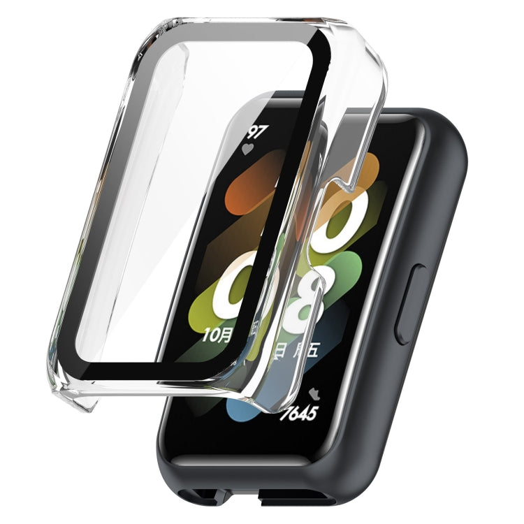 PC + Tempered Film Integrated Protective Watch Case, For Huawei Watch Fit Mini, For Xplora X5 Play Children Watch