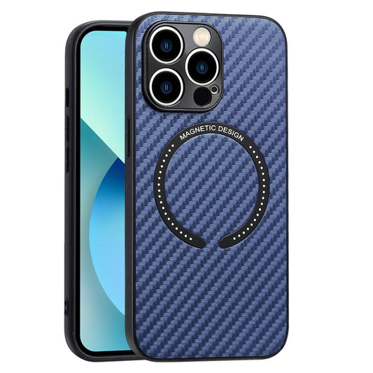 Carbon Fiber Texture MagSafe Magnetic Phone Case, For iPhone 13 Pro, For iPhone 13 Pro Max, For iPhone 12, For iPhone 12 Pro, For iPhone 12 Pro Max