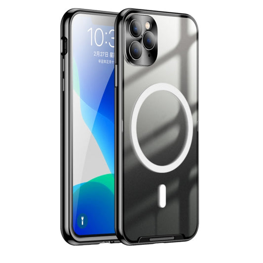 Frosted Metal Phone Case with Magnetic, For iPhone 11 Pro, For iPhone 12, For iPhone 12 Pro, For iPhone 12 Pro Max, For iPhone 13, For iPhone 13 Pro