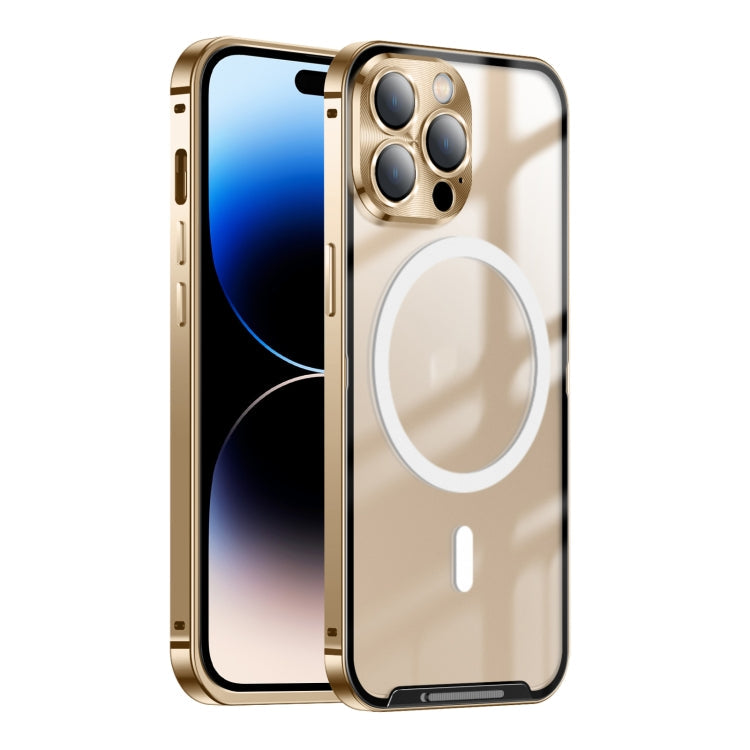 Frosted Metal Phone Case with Magnetic, For iPhone 11 Pro, For iPhone 12, For iPhone 12 Pro, For iPhone 12 Pro Max, For iPhone 13, For iPhone 13 Pro