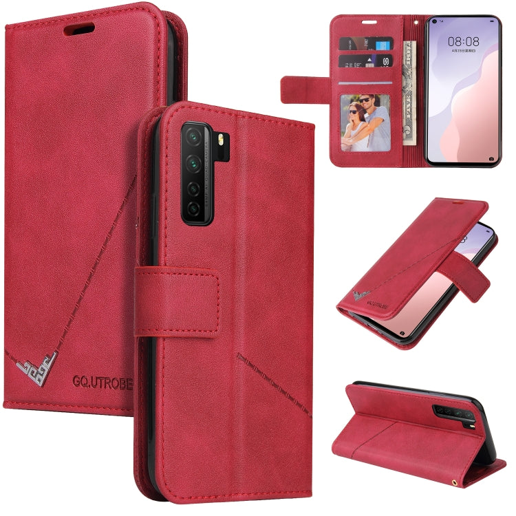 GQUTROBE Right Angle Leather Phone Case, For Huawei nova 7 SE, For Huawei Mate 40, For Huawei Mate 40 Lite, For Huawei Mate 40 Pro