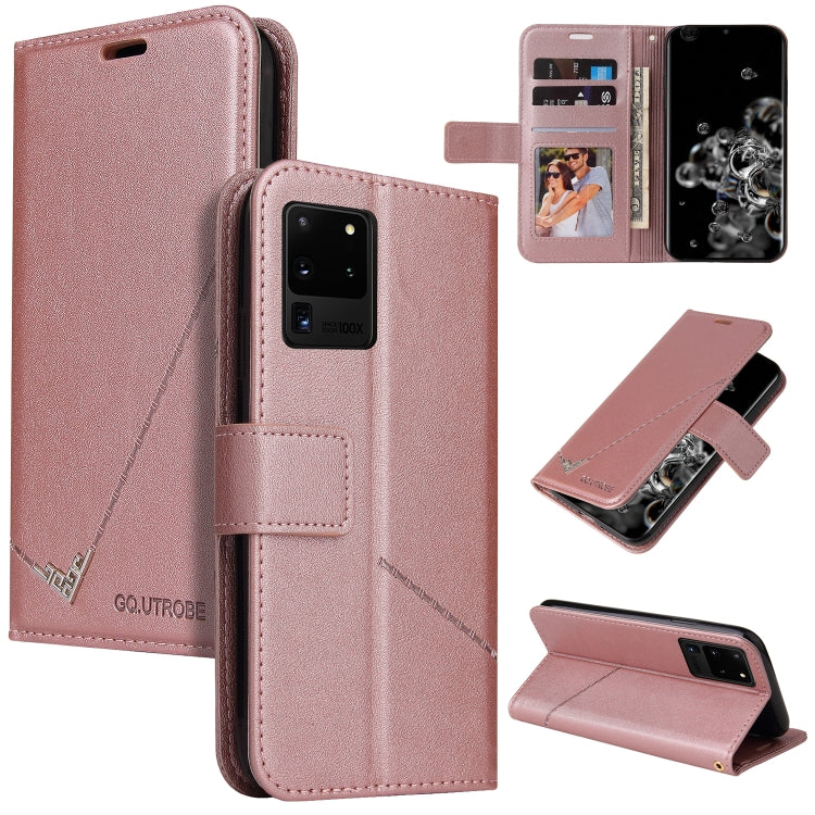 GQUTROBE Right Angle Leather Phone Case, For Samsung Galaxy S20 Ultra, For Samsung Galaxy S21 FE 5G, For Samsung Galaxy S20 FE, For Samsung Galaxy Note20