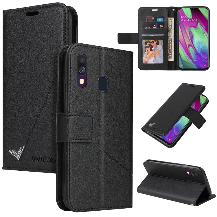 GQUTROBE Right Angle Leather Phone Case, For Samsung Galaxy A70, For Samsung Galaxy A50, For Samsung Galaxy A40, For Samsung Galaxy A20 / 30