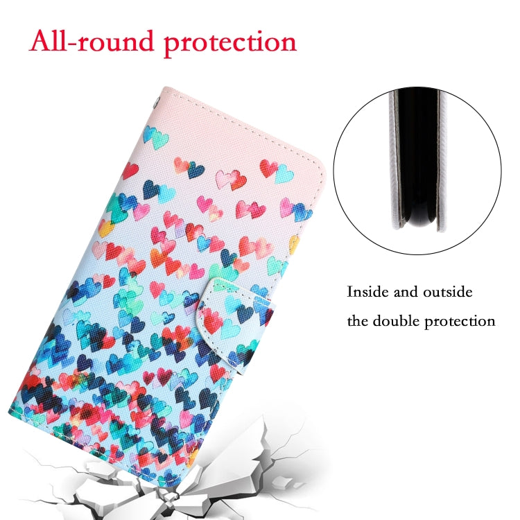 Colored Drawing Leather Phone Case, For iPhone 14 Pro Max