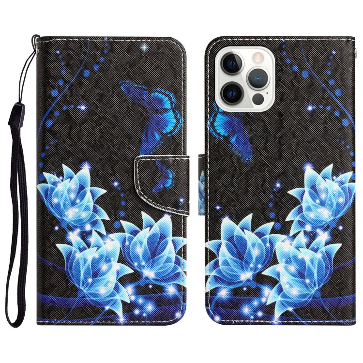 Colored Drawing Leather Phone Case, For iPhone 13 Pro