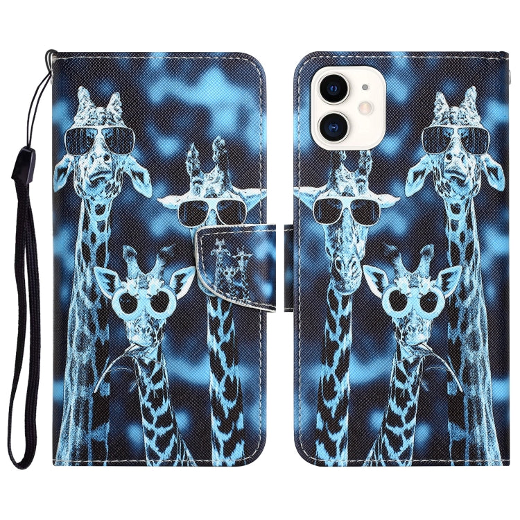 Colored Drawing Leather Phone Case, For iPhone 11