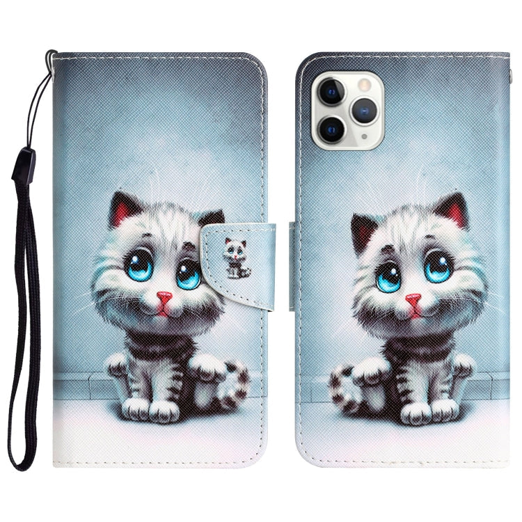 Colored Drawing Leather Phone Case, For iPhone 11 Pro
