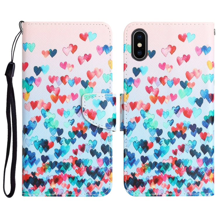 Colored Drawing Leather Phone Case, For iPhone 7 / 8