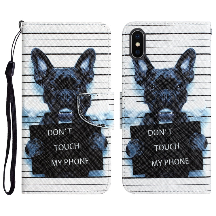 Colored Drawing Leather Phone Case, For iPhone 7 / 8