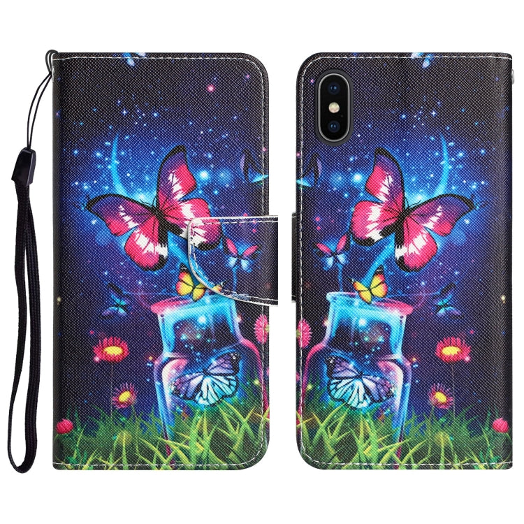 Colored Drawing Leather Phone Case, For iPhone 7 / 8