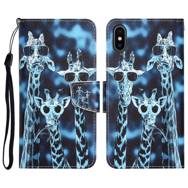 Colored Drawing Leather Phone Case, For iPhone 7 / 8