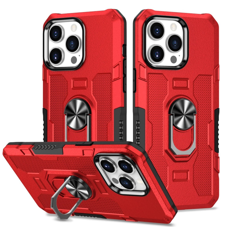 Ring Holder Armor Hybrid Phone Case, For iPhone 14, For iPhone 14 Plus, For iPhone 14 Pro, For iPhone 14 Pro Max