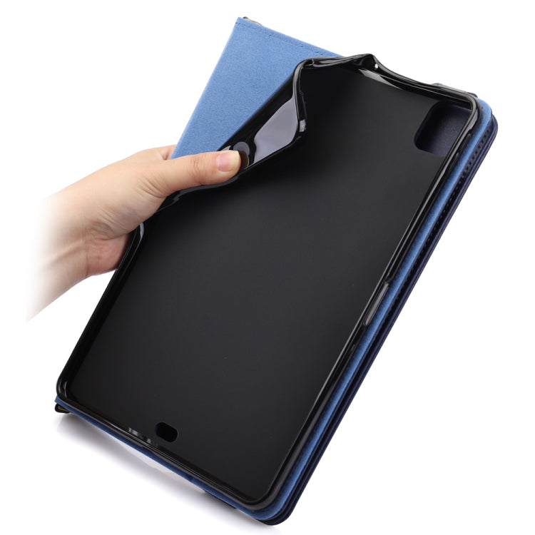 Envelope Horizontal Flip PU Leather Case with Card Slots & Pen Slots & Holder & Wallet & Photo Frame & Shoulder Strap, For iPad Pro 11 2021 / 2020