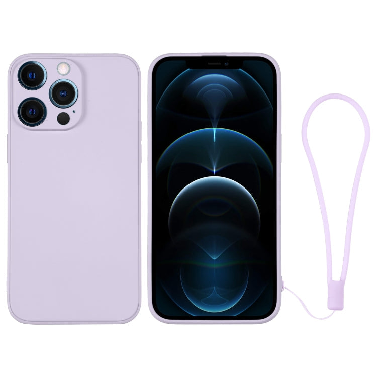 Silicone Phone Case with Wrist Strap, For iPhone 12 Pro, For iPhone 12 Pro Max