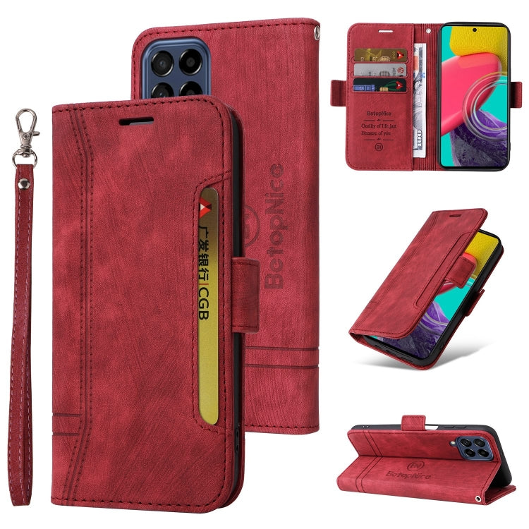BETOPNICE Dual-side Buckle Leather Phone Case, For Samsung Galaxy A73 5G, For Samsung Galaxy M33 5G, For Samsung Galaxy M52 5G, For Samsung Galaxy M53 5G