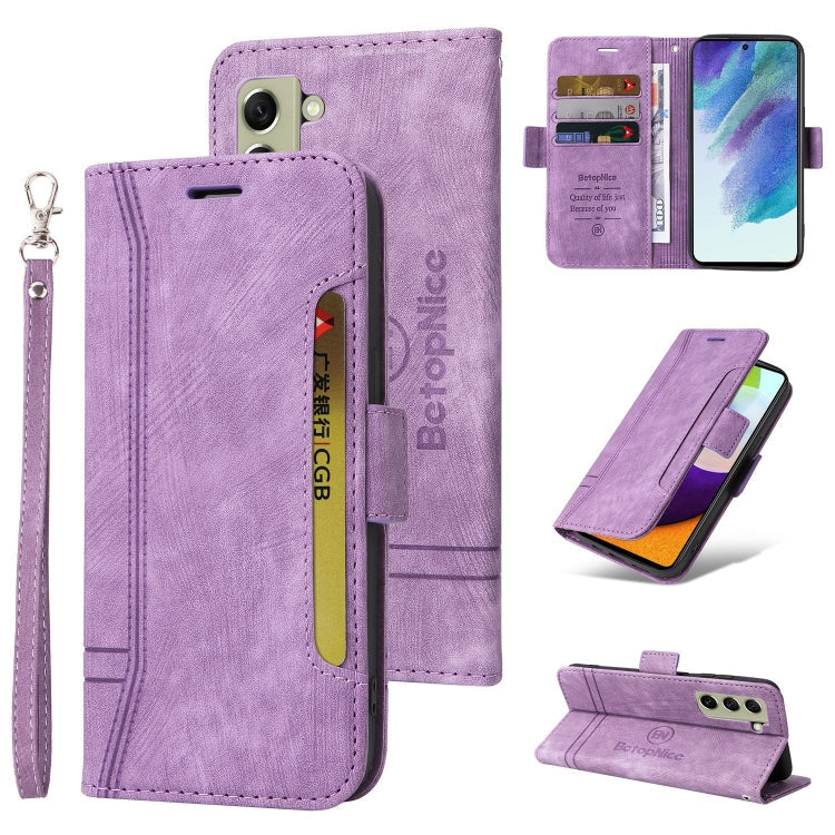 BETOPNICE Dual-side Buckle Leather Phone Case, For Samsung Galaxy S20 FE, For Samsung Galaxy S20+, For Samsung Galaxy S21 FE 5G, For Samsung Galaxy S21+ 5G
