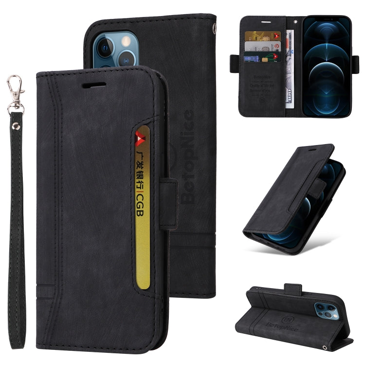 BETOPNICE Dual-side Buckle Leather Phone Case, For iPhone 12 mini, For iPhone 12 / 12 Pro, For iPhone 12 Pro Max, For iPhone 11