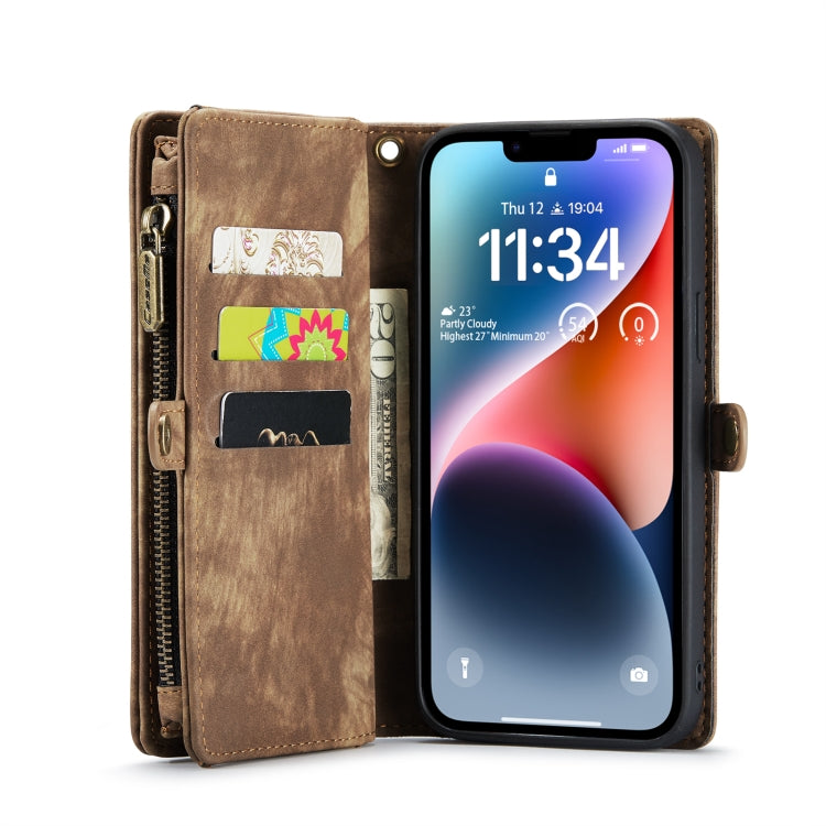 CaseMe 008 Detachable Multifunctional Leather Phone Case, For iPhone 14, For iPhone 14 Plus, For iPhone 14 Pro, For iPhone 14 Pro Max