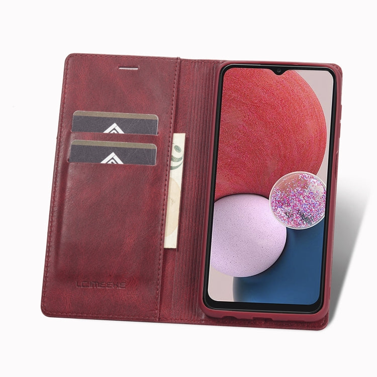 LC.IMEEKE RFID Anti-theft Leather Phone Case, For Samsung Galaxy A04 / A04s / A13 4G&5G