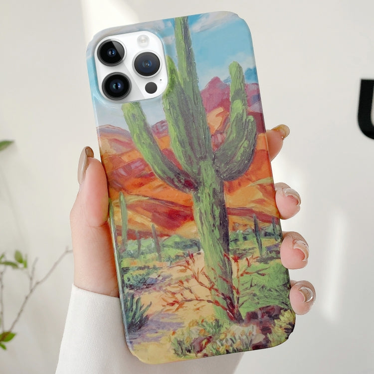 Varnishing Water Stick PC Phone Case, For iPhone 14, For iPhone 14 Plus, For iPhone 14 Pro