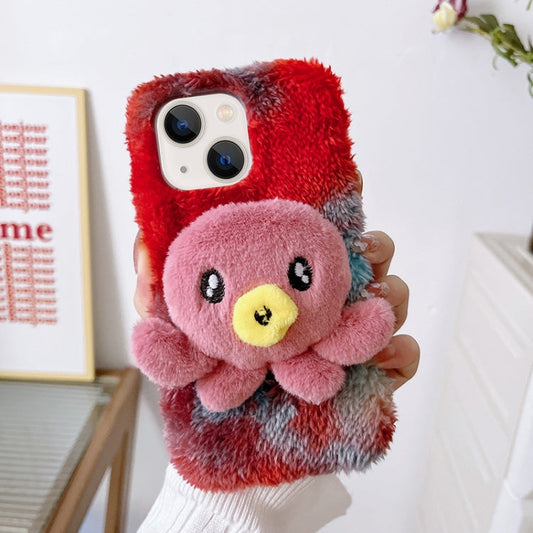 Octopus Plush TPU Phone Case, For iPhone 14, For iPhone 14 Plus, For iPhone 14 Pro, For iPhone 14 Pro Max, For iPhone 13, For iPhone 13 Pro, For iPhone 13 Pro Max, For iPhone 12, For iPhone 12 Pro, For iPhone 12 Pro Max, For iPhone 11                  ...
