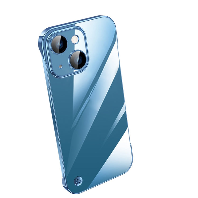 Electroplating Frameless Clear PC Phone Case, For iPhone 14, For iPhone 14 Plus, For iPhone 14 Pro