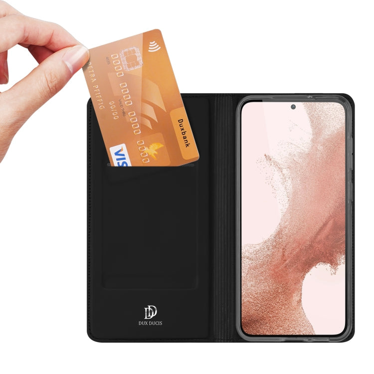 DUX DUCIS Skin Pro Series Flip Leather Phone Case, For Samsung Galaxy S23 5G, For Samsung Galaxy S23 Ultra 5G