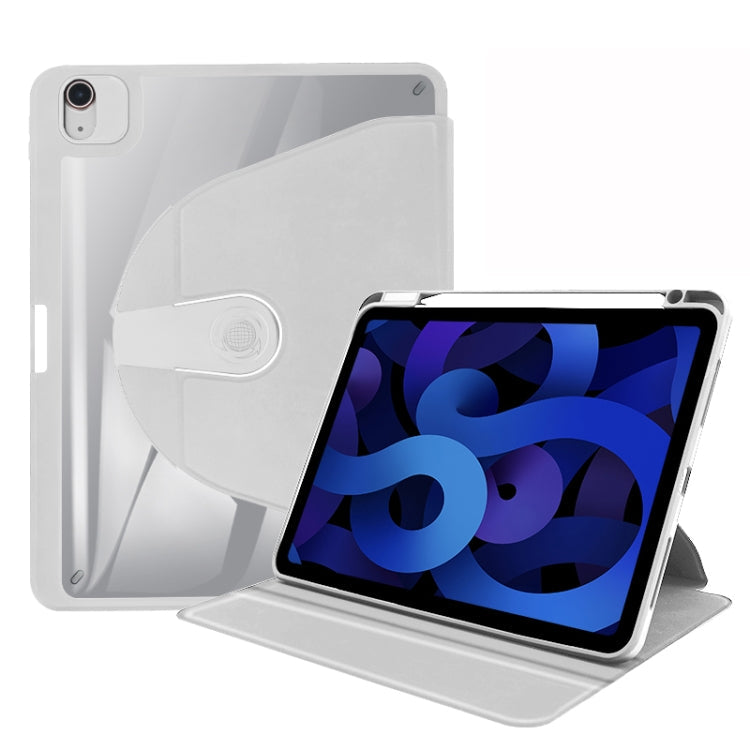 Acrylic 360 Degree Rotation Holder Tablet Leather Case, For iPad Pro 11 2022/2021 / Air5 2022/Air4 2020