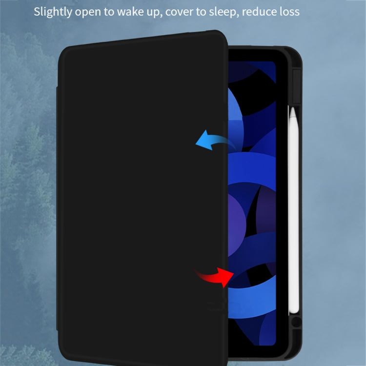 Acrylic 360 Degree Rotation Holder Tablet Leather Case, For iPad Pro 11 2022/2021 / Air5 2022/Air4 2020