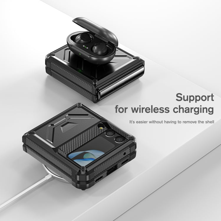 Armored All-inclusive Shockproof Folding Phone Case, For Samsung Galaxy Z Flip4 5G SM-F721