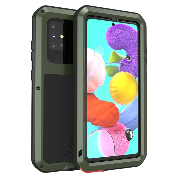 LOVE MEI Metal Shockproof Waterproof Dustproof Protective Case, For Samsung Galaxy A71, For Samsung Galaxy A50, For Samsung Galaxy S20, For Samsung Galaxy A70s, For Samsung Galaxy S20 Ultra