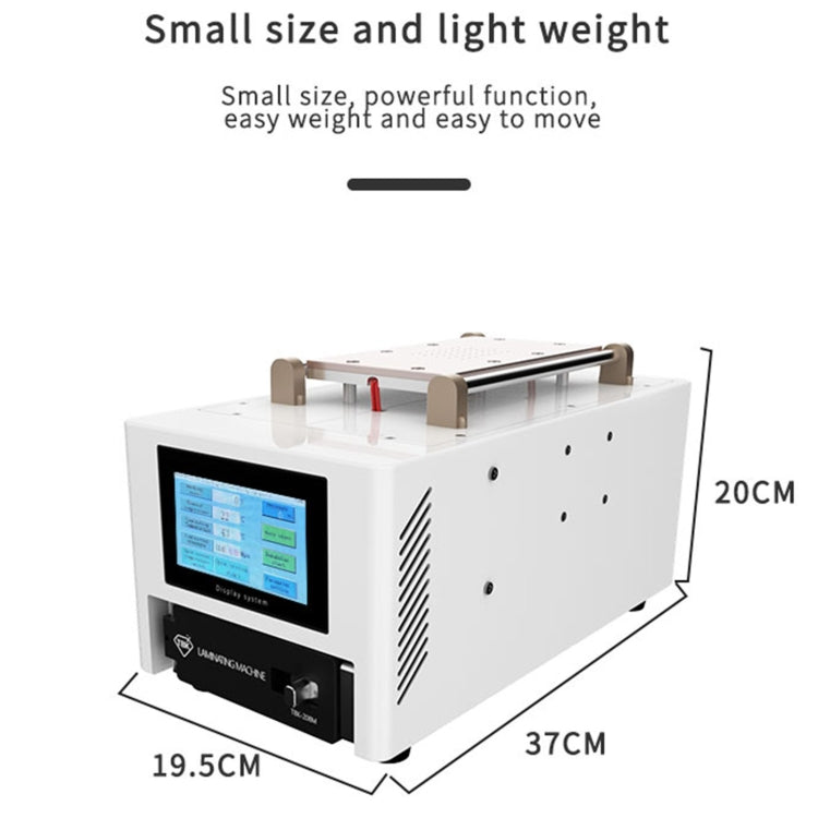 TBK 208M 3 in 1 Mini LCD Touch Screen Vacuum Laminating Bubble Remover Machine, US Plug, UK Plug, AU Plug