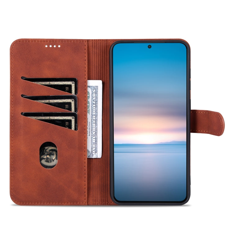 AZNS Skin Feel Calf Texture Flip Leather Phone Case, For Samsung Galaxy S23 5G, For Samsung Galaxy S23+ 5G, For Samsung Galaxy S23 Ultra 5G