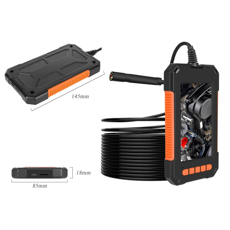 P40 8mm HD Waterproof Portable Integrated Hand-held Vertical Screen Industry Endoscope, Length:5m(Hardwire)
