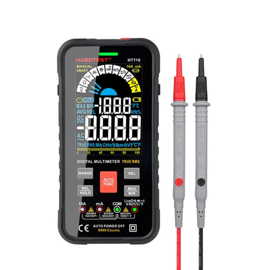 HABOTEST HT116 Large Screen Smart Automatic Digital Multimeter, HT116