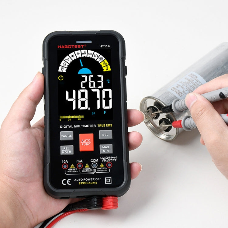 HABOTEST HT116 Large Screen Smart Automatic Digital Multimeter, HT116