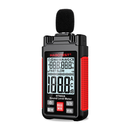 HABOTEST HT602A Multifunctional Digital Display Noise Decibel Tester, HT602