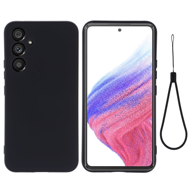 Solid Color Liquid Silicone Dropproof Full Coverage Phone Case, For Samsung Galaxy S24 5G, For Samsung Galaxy A54 5G