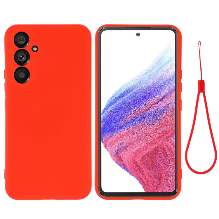 Solid Color Liquid Silicone Dropproof Full Coverage Phone Case, For Samsung Galaxy S24 5G, For Samsung Galaxy A54 5G