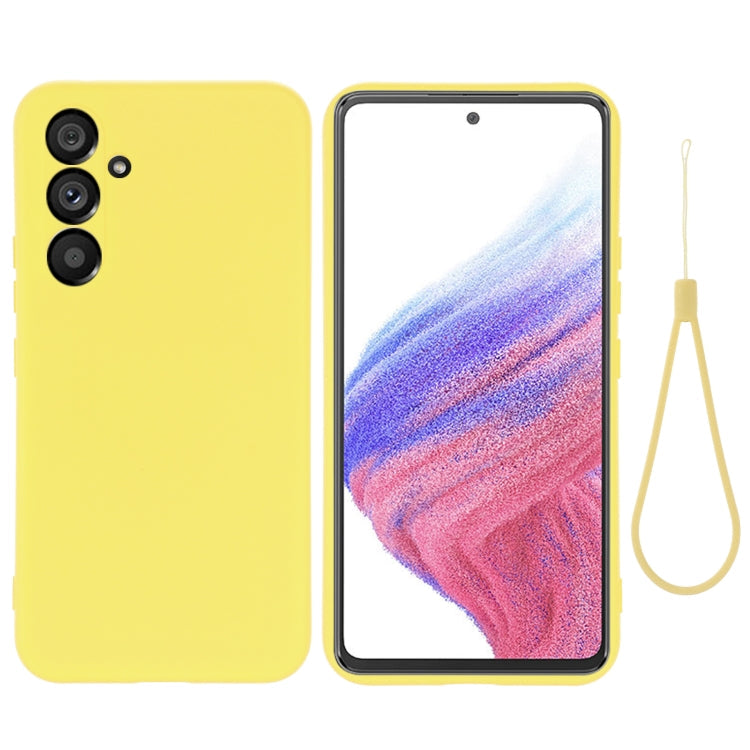Solid Color Liquid Silicone Dropproof Full Coverage Phone Case, For Samsung Galaxy S24 5G, For Samsung Galaxy A54 5G