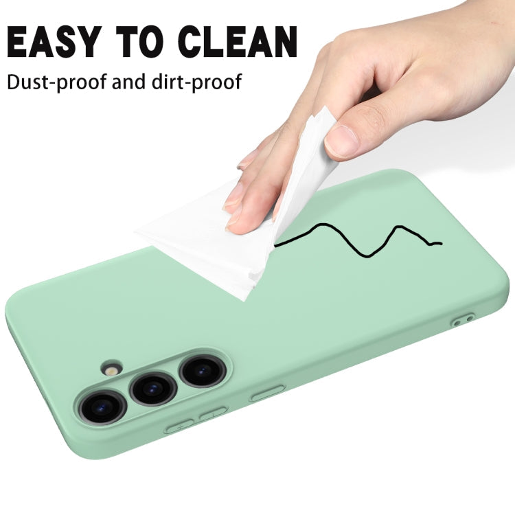 Solid Color Liquid Silicone Dropproof Full Coverage Phone Case, For Samsung Galaxy S24 5G, For Samsung Galaxy A54 5G