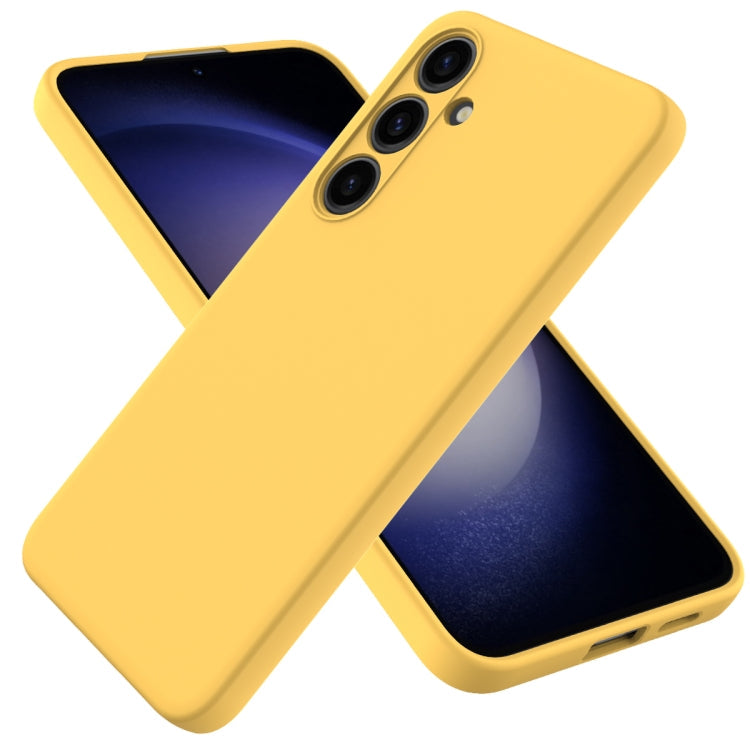 Solid Color Liquid Silicone Dropproof Full Coverage Phone Case, For Samsung Galaxy S24 5G, For Samsung Galaxy A54 5G