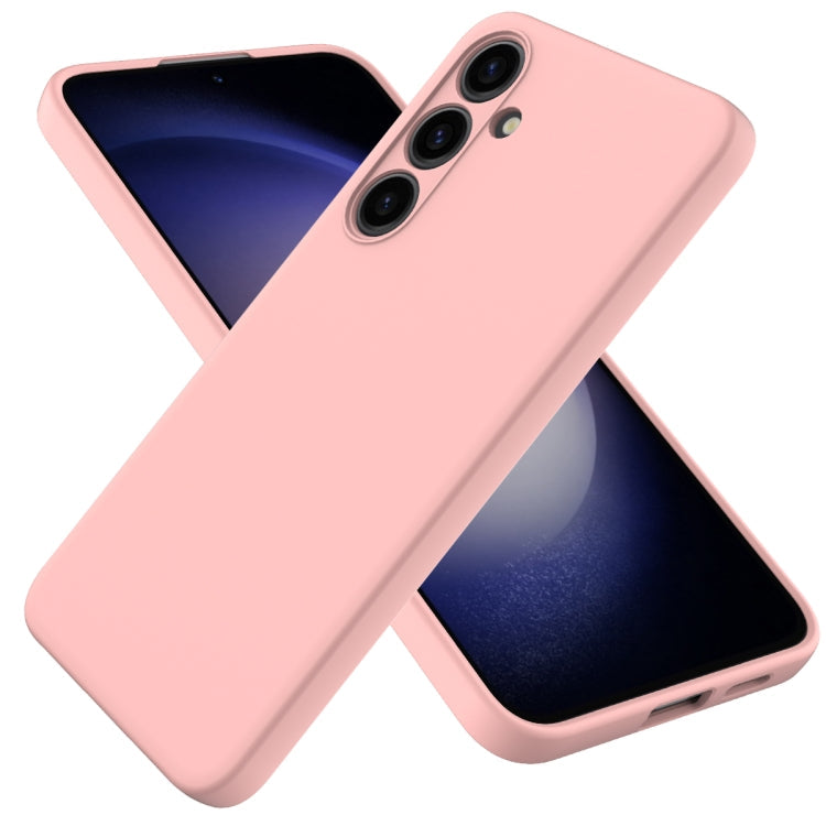 Solid Color Liquid Silicone Dropproof Full Coverage Phone Case, For Samsung Galaxy S24 5G, For Samsung Galaxy A54 5G